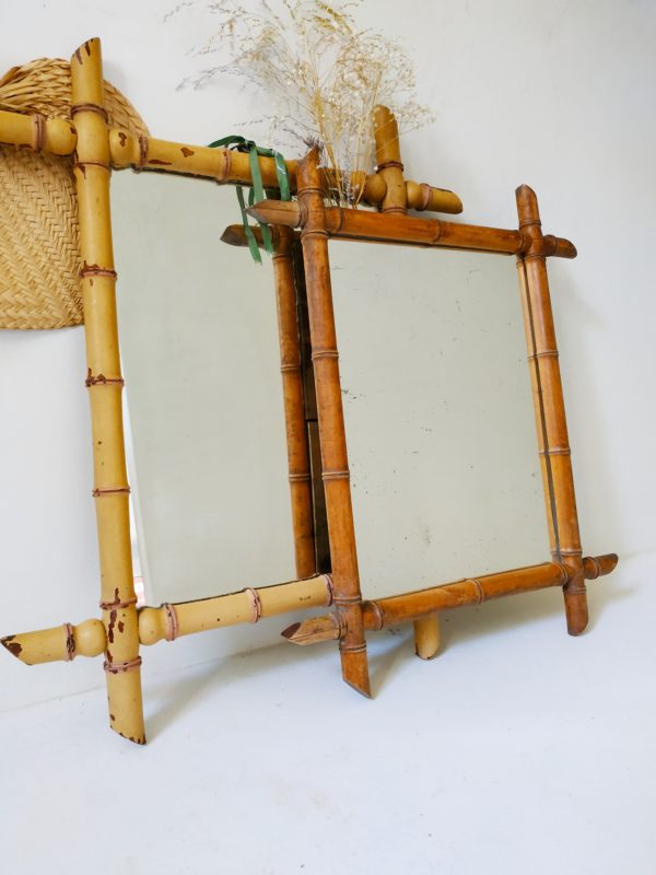 Accompagné ou seul, ce miroir en bois tourné restera remarquable et apportera sa touche bohème élégante.