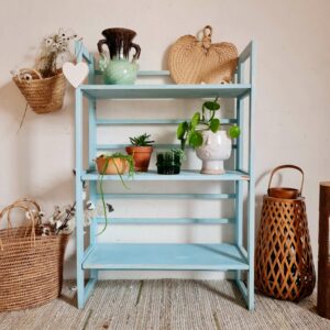 Etagère vintage coloris bleu