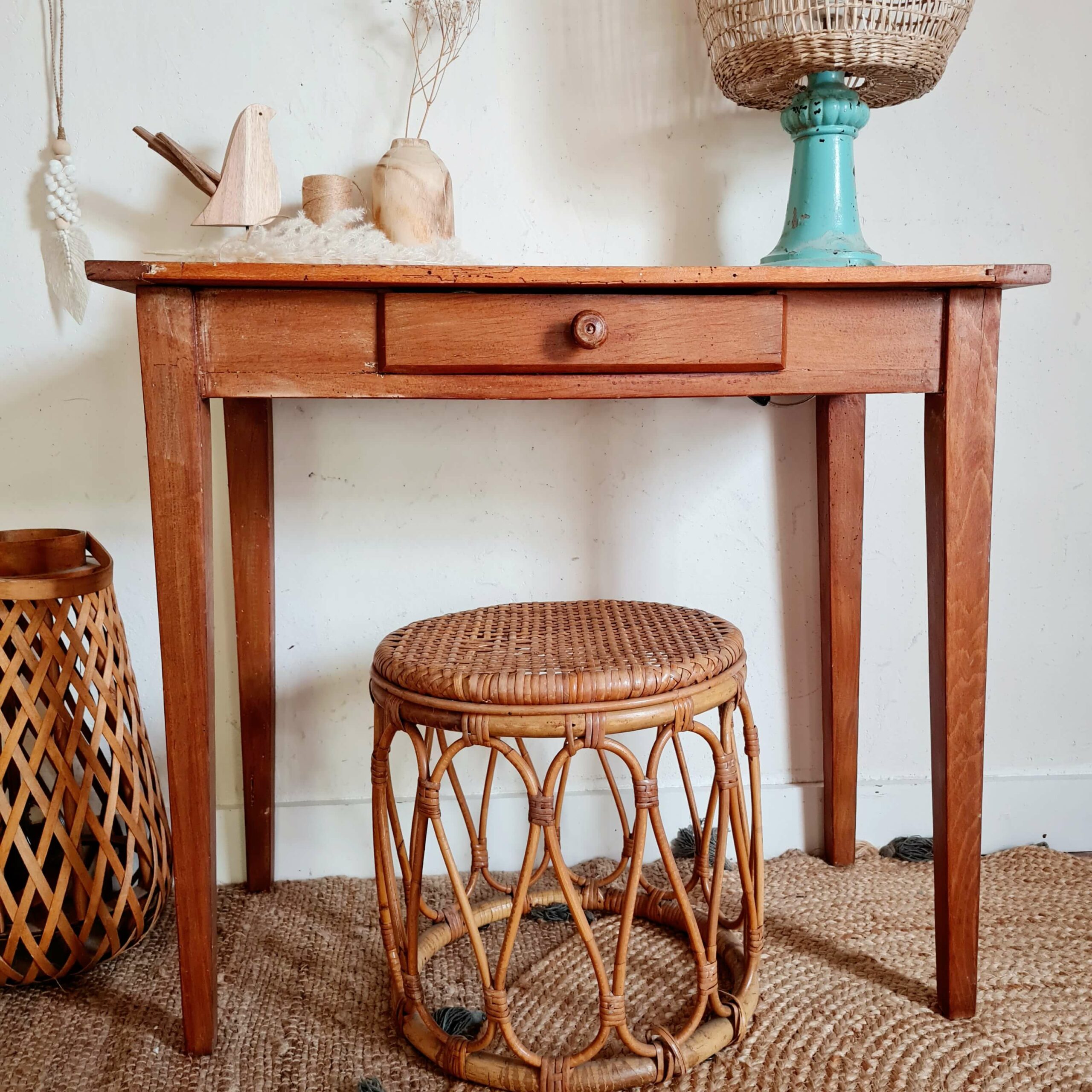 Table de ferme bois - Factory Vintage