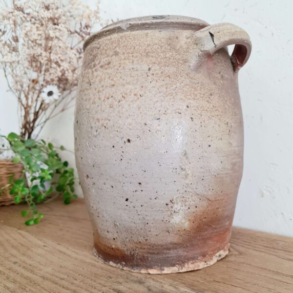 Pot ancien jarre ancienne en terre cuite - poterie ancienne