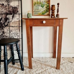 petite table de ferme en bois ancienne