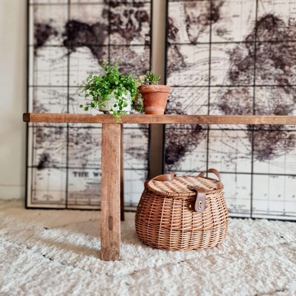 Banc de ferme ancien en bois