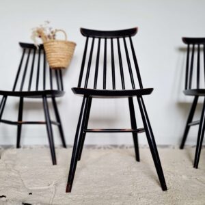 Chaises vintages à barreaux type Tapiovaara