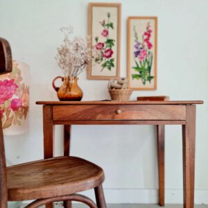 Table de ferme en bois - bureau - coiffeuse ancienne