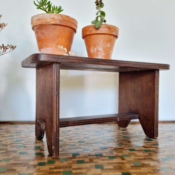 Tabouret de ferme en bois