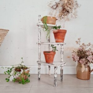 Étagère porte plantes en bois - petite étagère au charme bohème