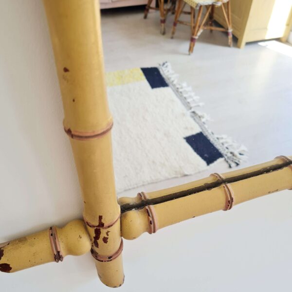 Miroir bambou ancien