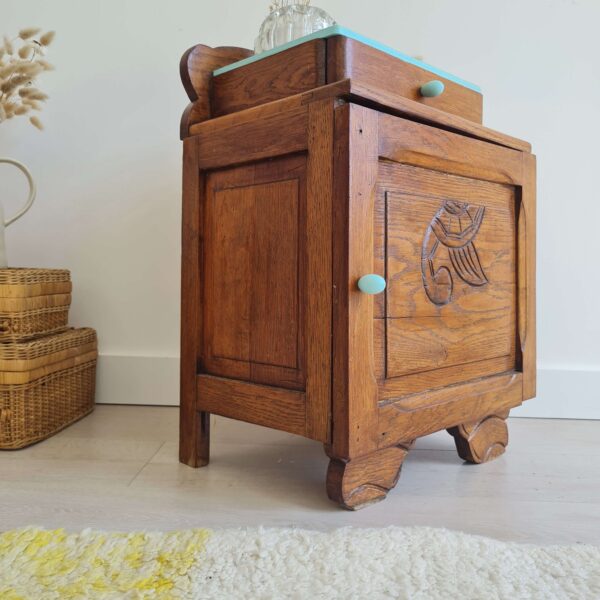 Chevet Art Déco bois