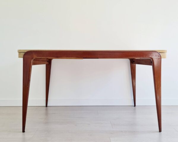 Table scandinave piétement compas - rallonges