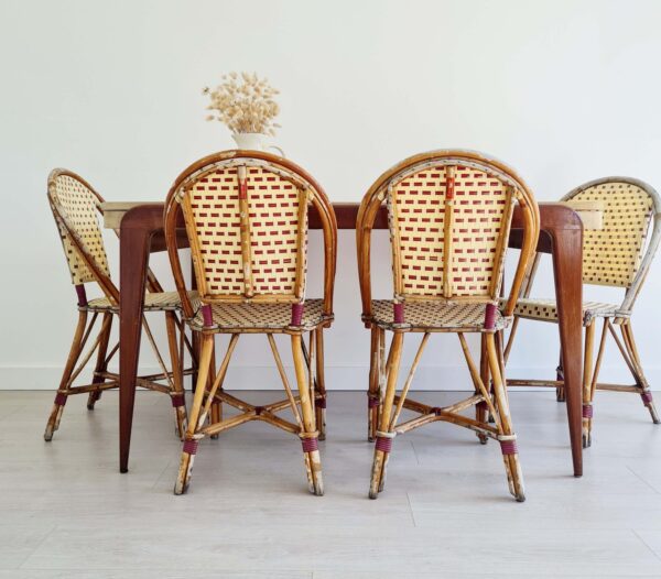 Table scandinave piétement compas - rallonges