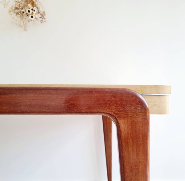Table scandinave piétement compas - rallonges
