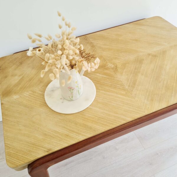 Table scandinave piétement compas - rallonges