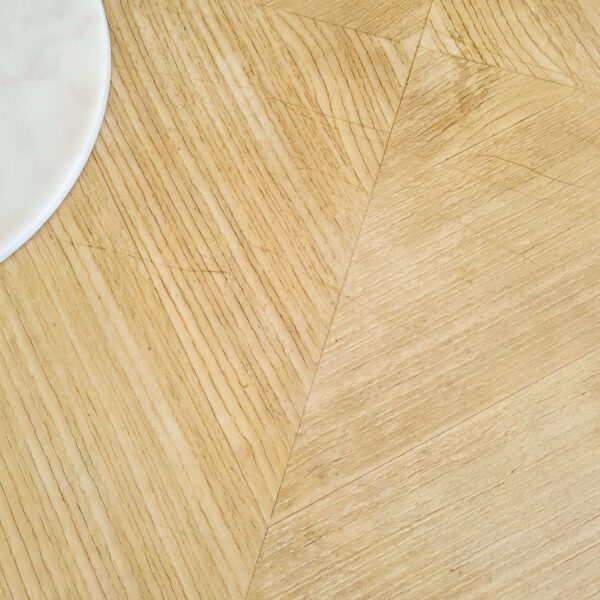 Table scandinave piétement compas - rallonges