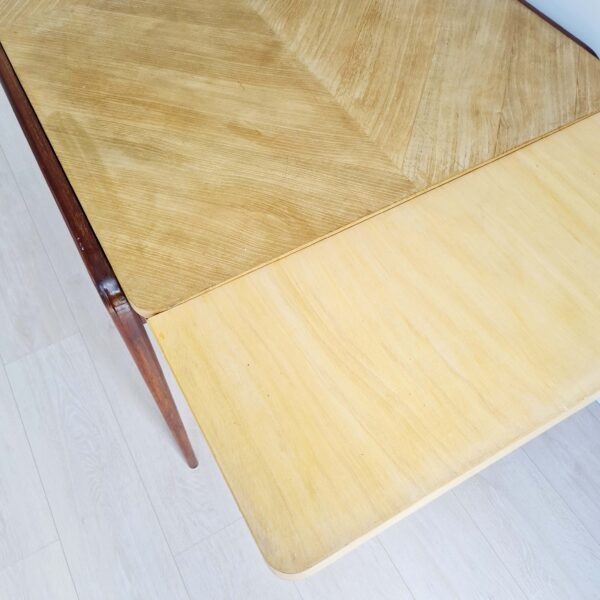 Table scandinave piétement compas - rallonges