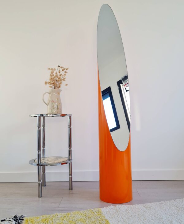 Miroir Lipstick psyché orange - H 154