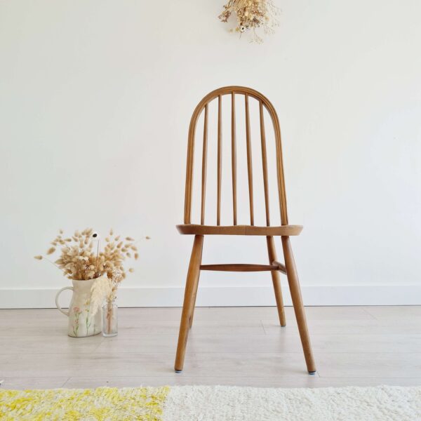 Chaises bistrot en bois à barreaux - hêtre
