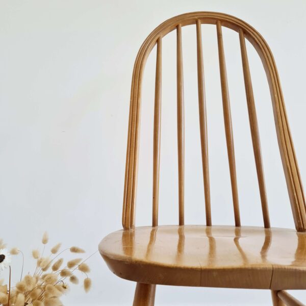 Chaises bistrot en bois à barreaux - hêtre