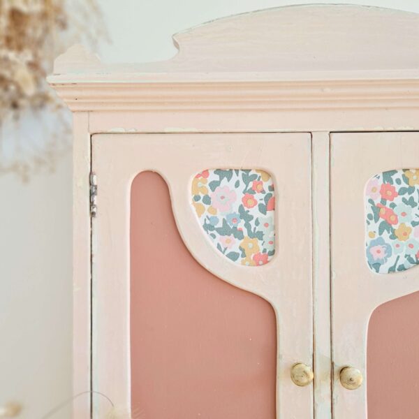 Armoire pharmacie en bois rose