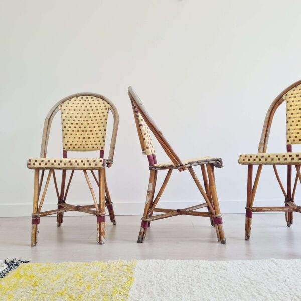 Chaises bistrot rotin Hardy