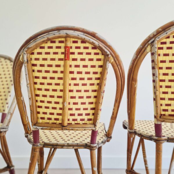 Chaises bistrot rotin Hardy