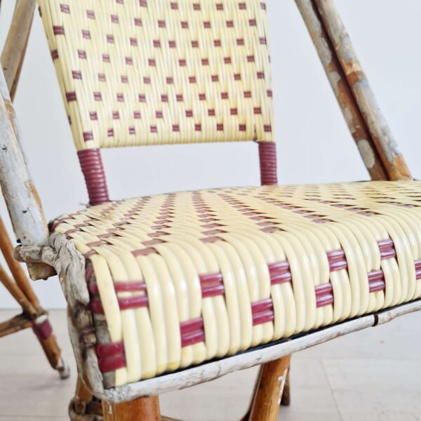 Chaises bistrot rotin Hardy