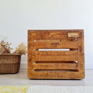 Caisse ancienne dimensions XXL en bois