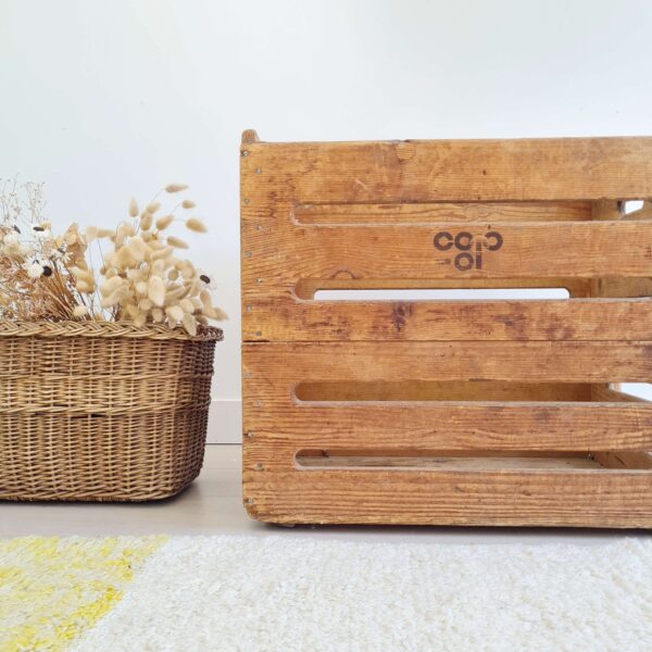 Caisse ancienne dimensions XXL en bois