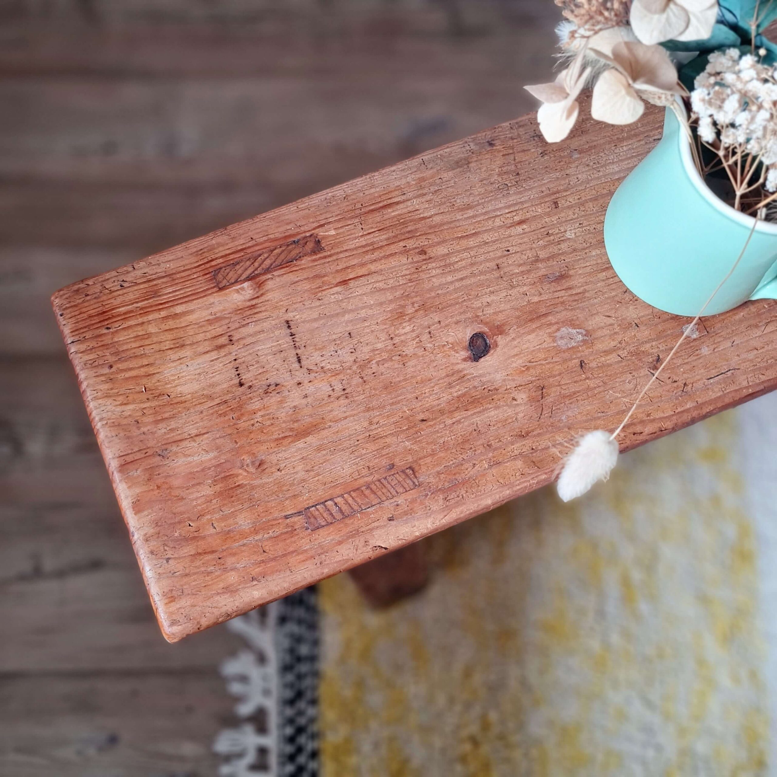 Banc de ferme ancien L130