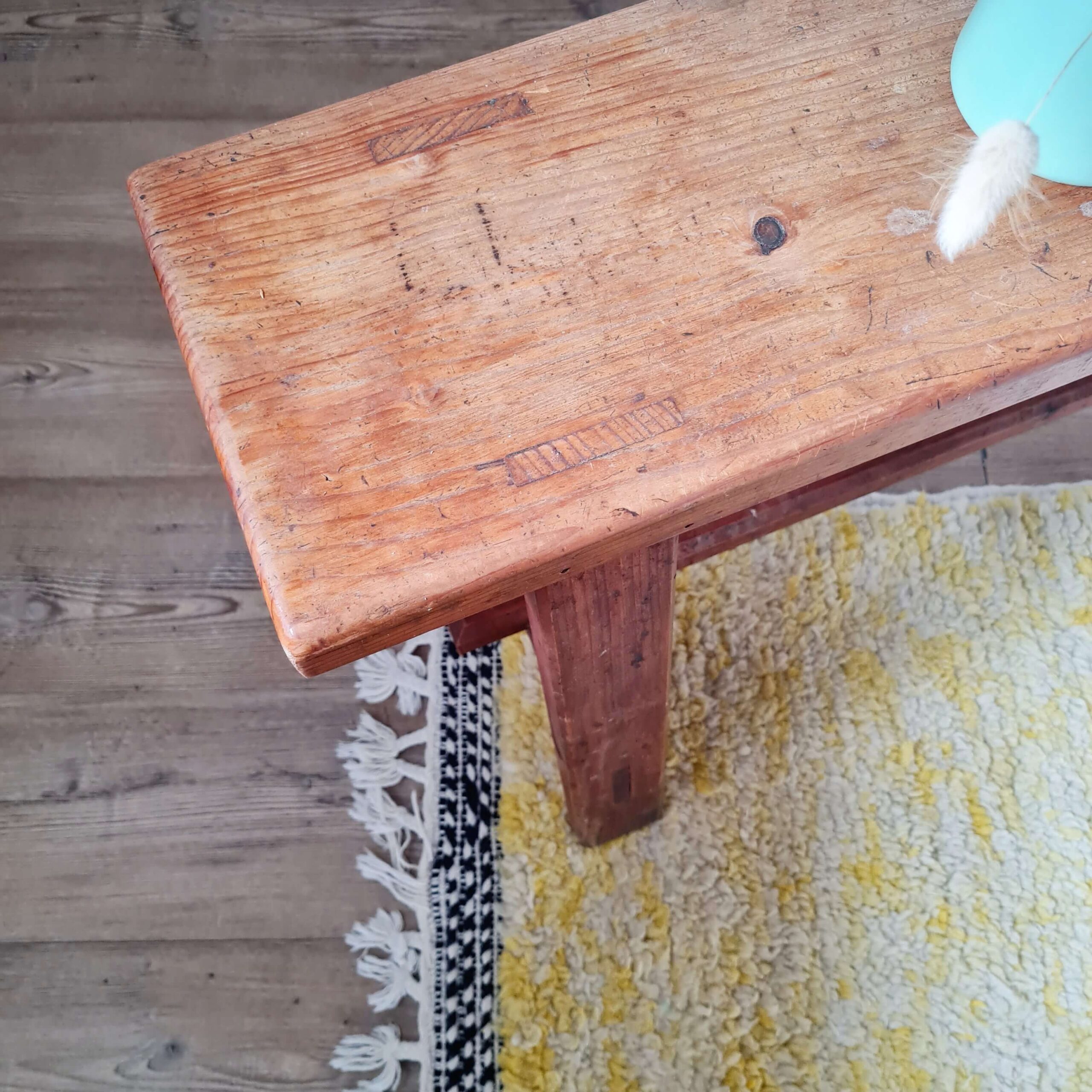 Banc de ferme ancien L130