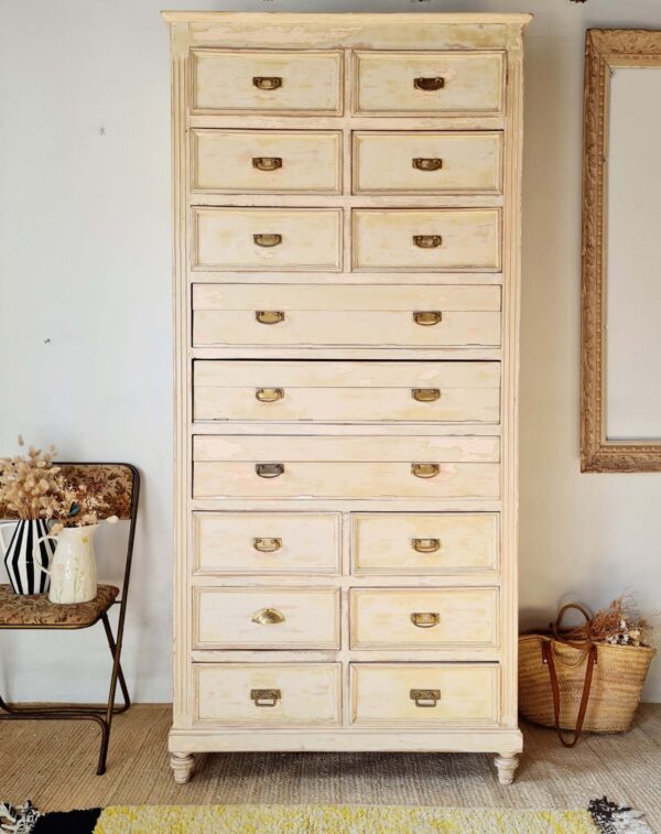 Meuble de métier mercerie commode