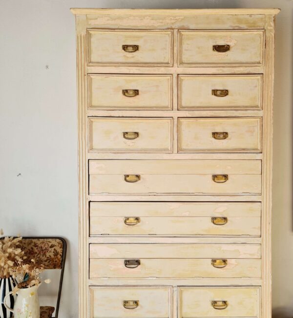 Meuble de métier mercerie commode