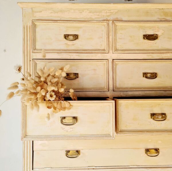 Meuble de métier mercerie commode ancienne