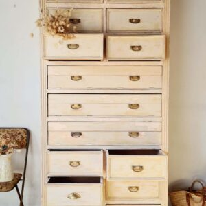 Meuble de métier mercerie commode ancienne