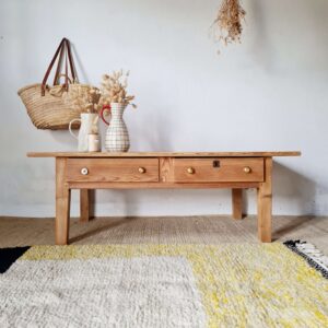 Table de ferme basse ancienne