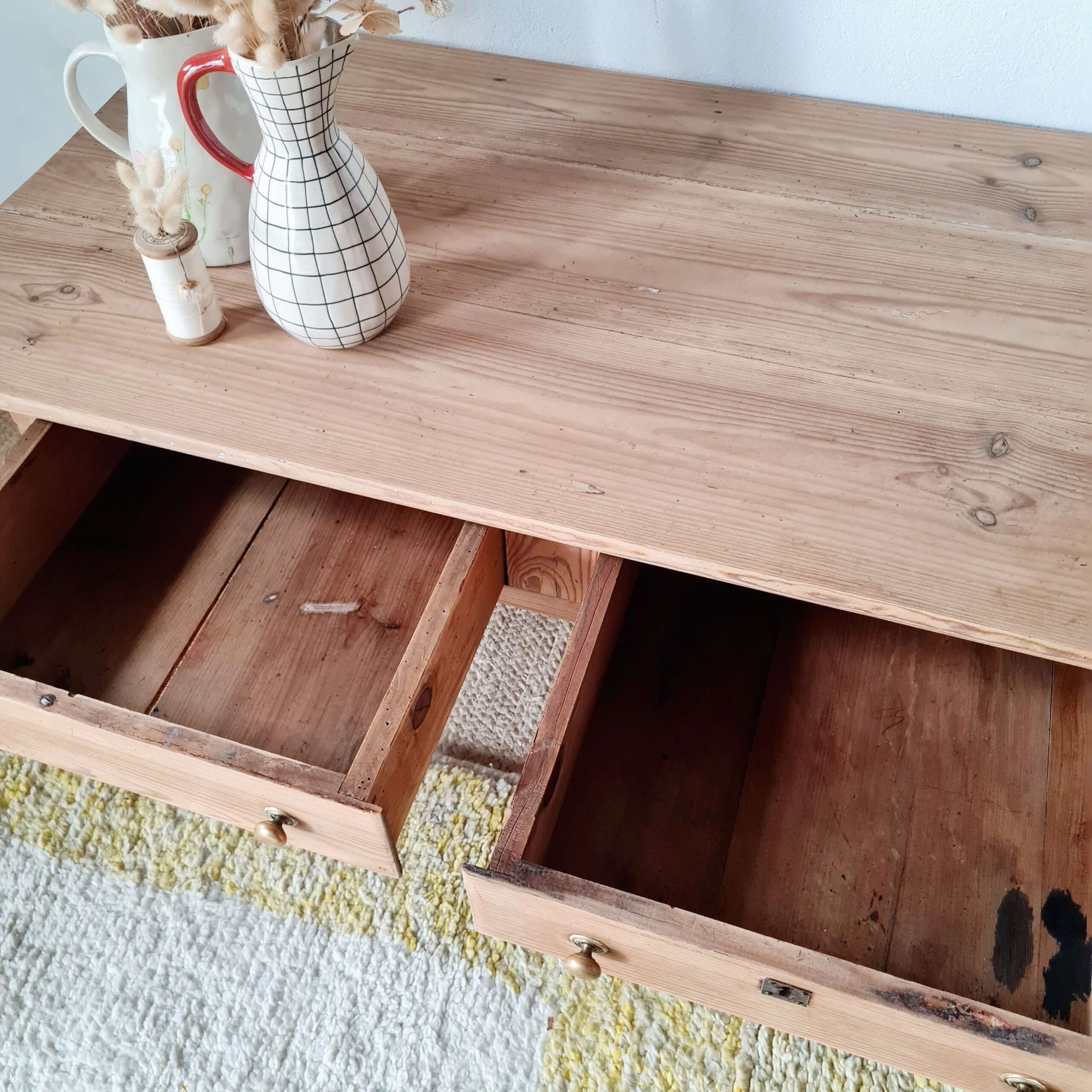 Table de ferme basse ancienne