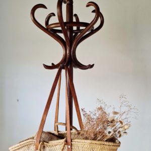 Porte-manteau ancien en bois courbé esprit Thonet 1875