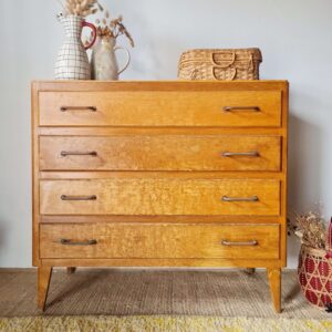 Commode vintage pieds compas