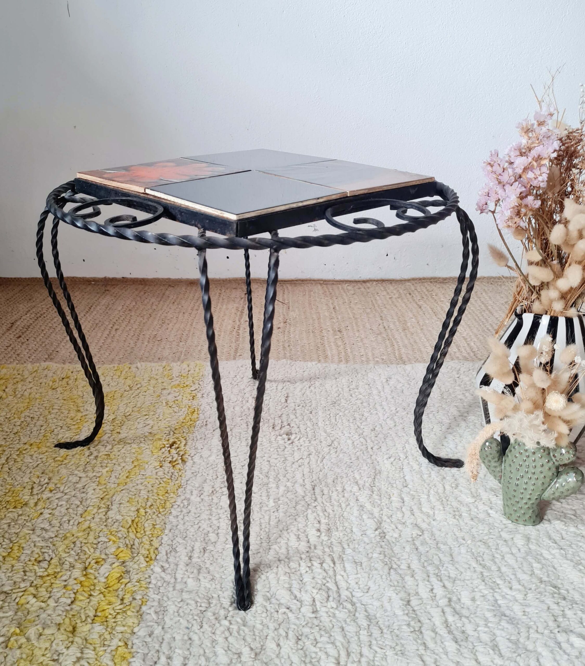 Années 50 table basse ancienne