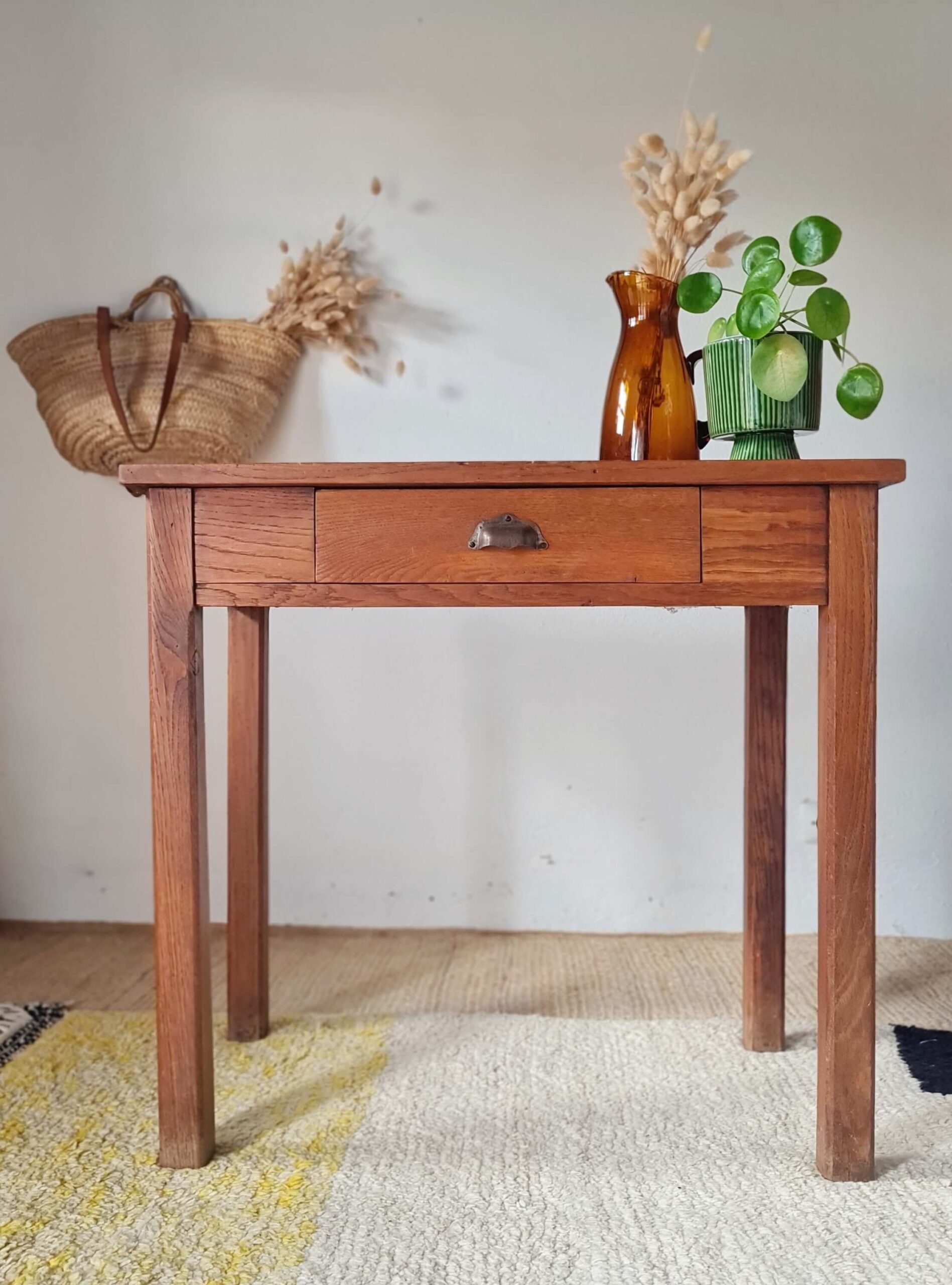 Table en bois massif ancienne